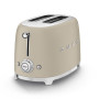 Toaster 2 tranches Années 50 Beige Lin Mat, SMEG