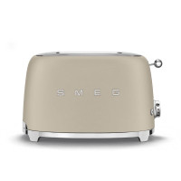 Toaster 2 tranches Années 50 Beige Lin Mat, SMEG
