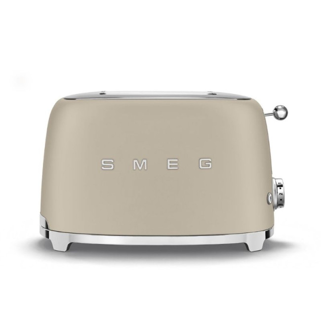 Toaster 2 tranches Années 50 Beige Lin Mat, SMEG