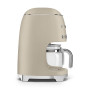 Cafetière filtre programmable Années 50 Beige Lin Mat, SMEG