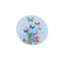 Coffret Mug 28cl et Sous Tasse Papillons, Kiub