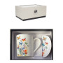 Coffret Mug 28cl et Sous Tasse Papillons, Kiub