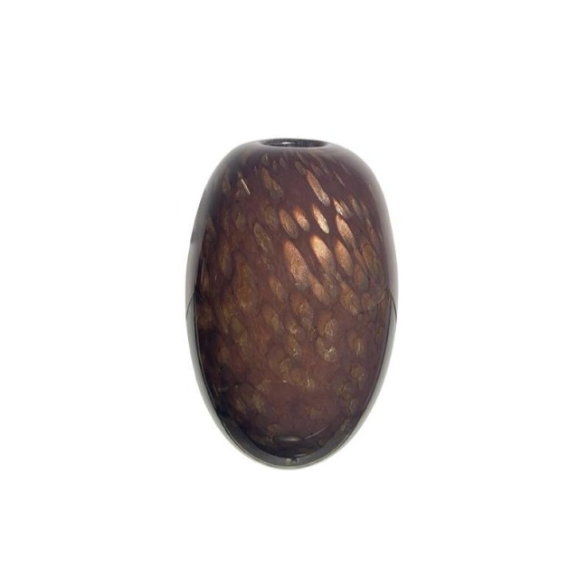 Vase en verre Écail Brun, Emdé