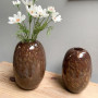 Vase en verre Écail Brun, Emdé