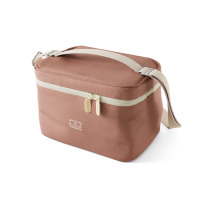Sac à repas Isotherme Arctic Rose moka, monbento