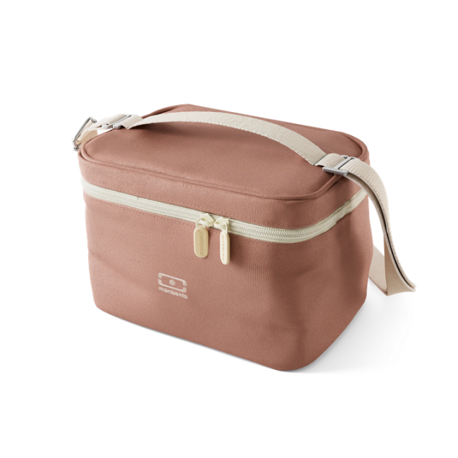 Sac à repas Isotherme Arctic Rose moka, monbento
