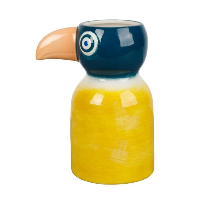 Vase 17,5 cm Tropiques Jaune, Côté Table