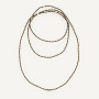 Collier et Bracelet 6 tours Gisèle Bronze, Têtes Blondes