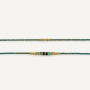 Collier et Bracelet 6 tours Jade Evergreen, Têtes Blondes