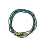 Collier et Bracelet 6 tours Jade Evergreen, Têtes Blondes