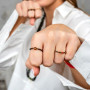Bague Louise Agate Marron, Têtes Blondes
