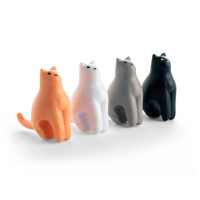 4 Porte-sachets de Thé Chat, Kikkerland