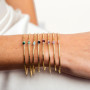 Bracelet Ava 1 Tourmaline rose, Têtes Blondes