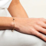 Bracelet Ava 1 Spinelle noire, Têtes Blondes