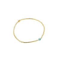 Bracelet Ava 1 Amazonite, Têtes Blondes