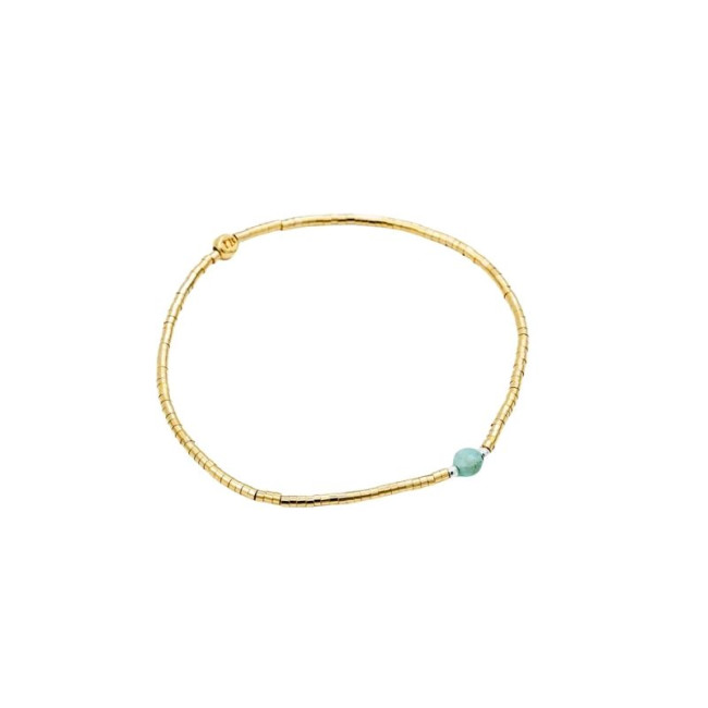 Bracelet Ava 1 Amazonite, Têtes Blondes