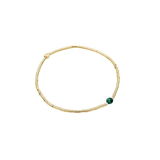 Bracelet Ava 1 Malachite, Têtes Blondes