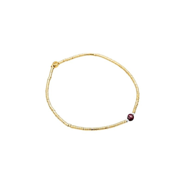 Bracelet Ava 1 Grenat, Têtes Blondes