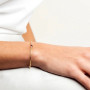 Bracelet Ava 1 Grenat, Têtes Blondes