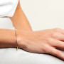 Bracelet Ava 1 Améthyste, Têtes Blondes