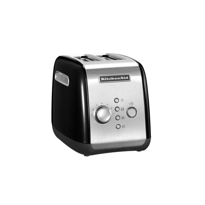 grille-pain 2 tranches, kitchenaid noir - kitchenaid