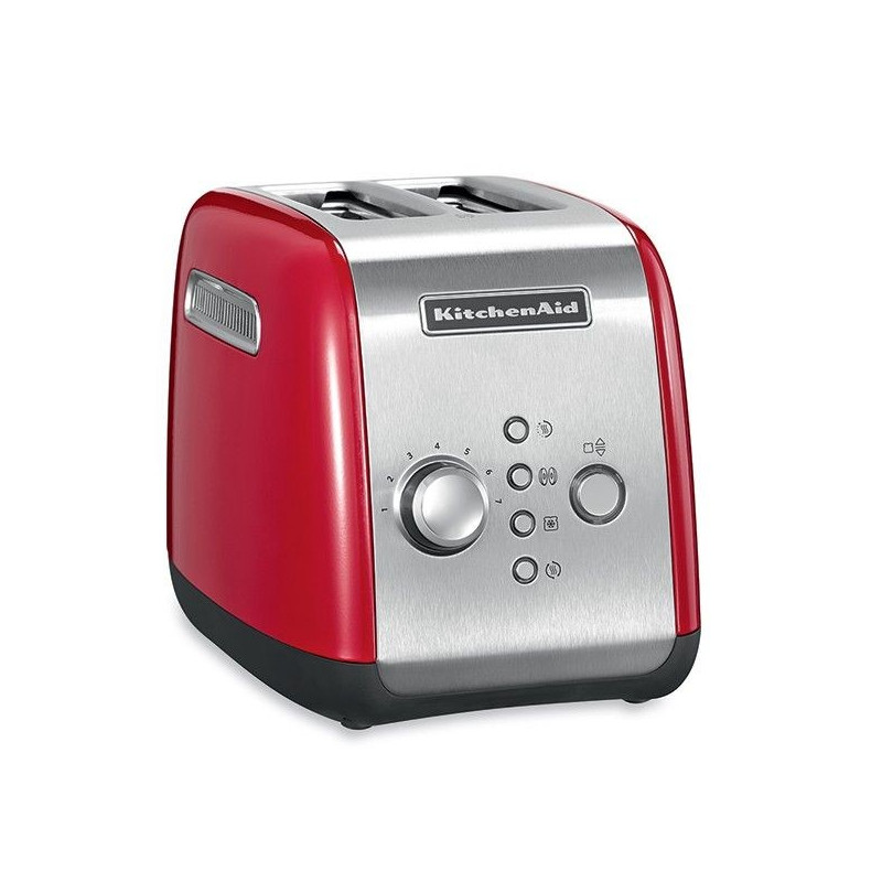 grille-pain 2 tranches, kitchenaid rouge - kitchenaid