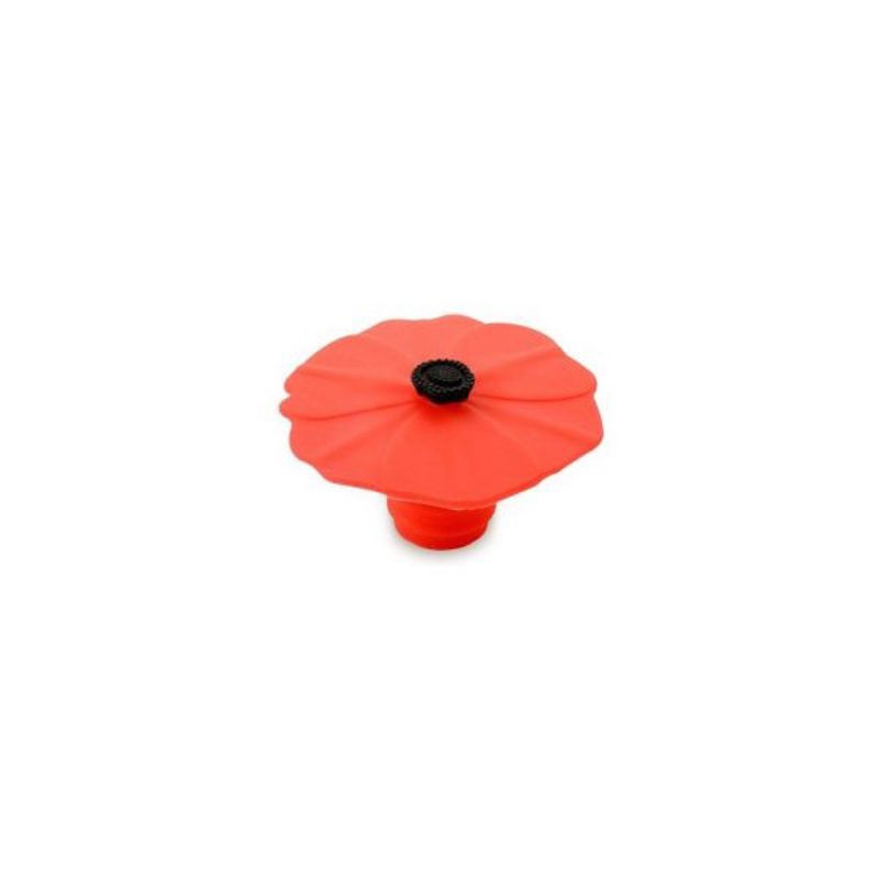 Bouchon à vin en silicone coquelicot, Charles Viancin
