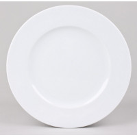 Assiette plate blanche Chamonix, Table Passion