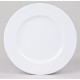 Assiette plate blanche Chamonix, Table Passion