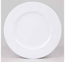 Assiette plate blanche Chamonix, Table Passion