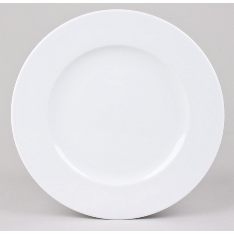 Assiette plate blanche Chamonix, Table Passion