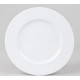 Assiette plate blanche Chamonix, Table Passion
