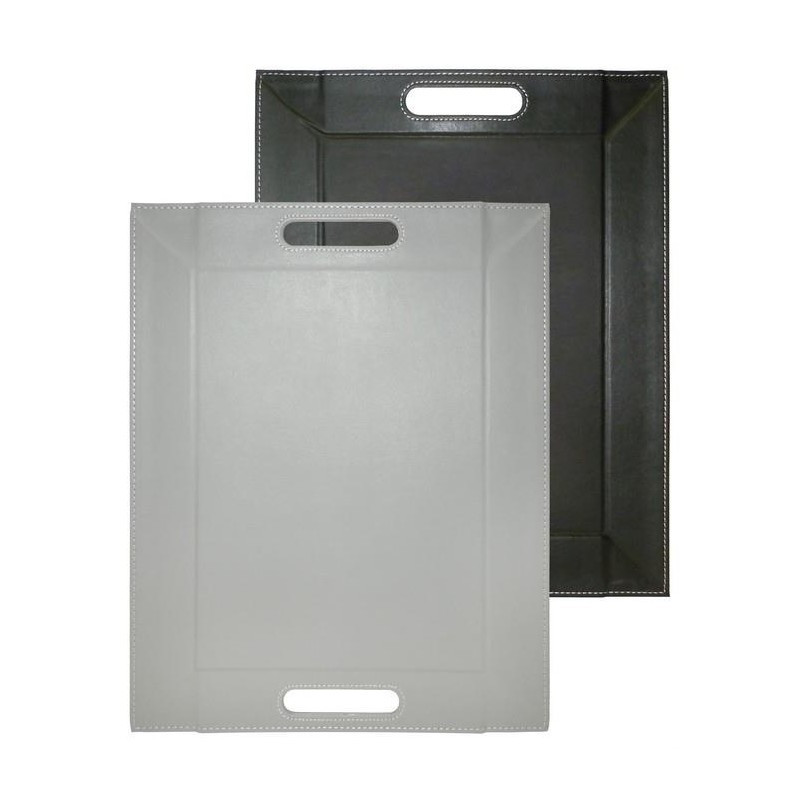 FreeForm - Plateau set de table 55 cm x 41 cm, FreeForm Gris / Noir - FreeForm