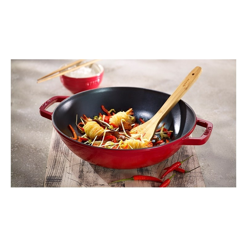 Staub - Wok 30 cm, Staub Cerise - Staub