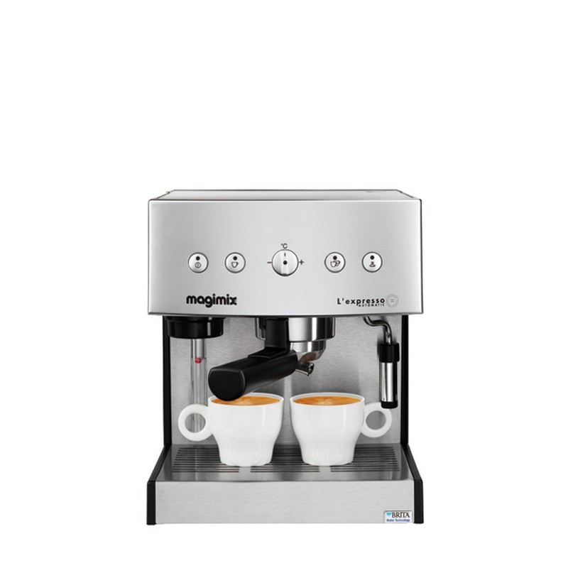 Cafetière Expresso Automatic chromé mat, Magimix