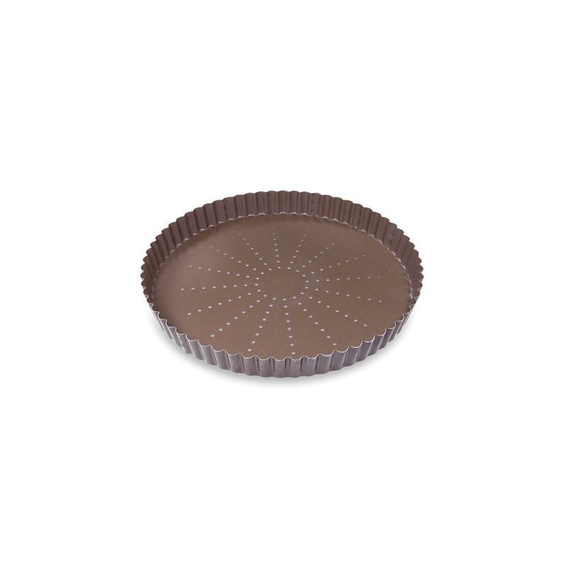 GOBEL - Tourtière perforée partiellement avec fond mobile, Gobel 28 cm - GOBEL