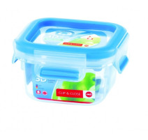 Boîte alimentaire carrée 0,25 L Clip & Close