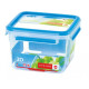 Boîte alimentaire carrée 0,85 l Clip & Close