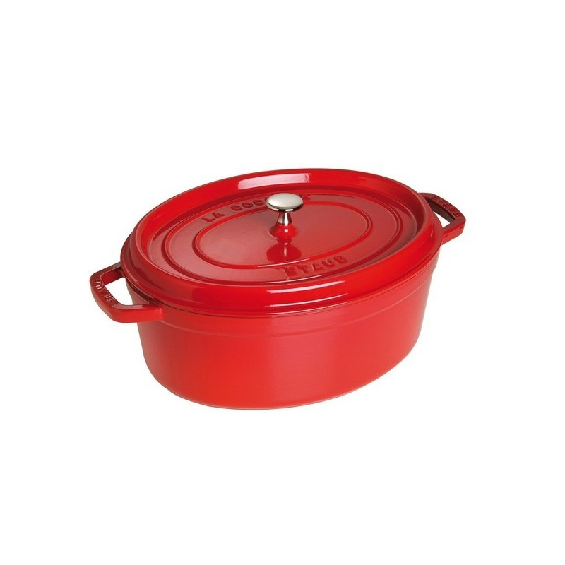 Staub - Cocotte OVALE cerise 33cm, STAUB - Staub