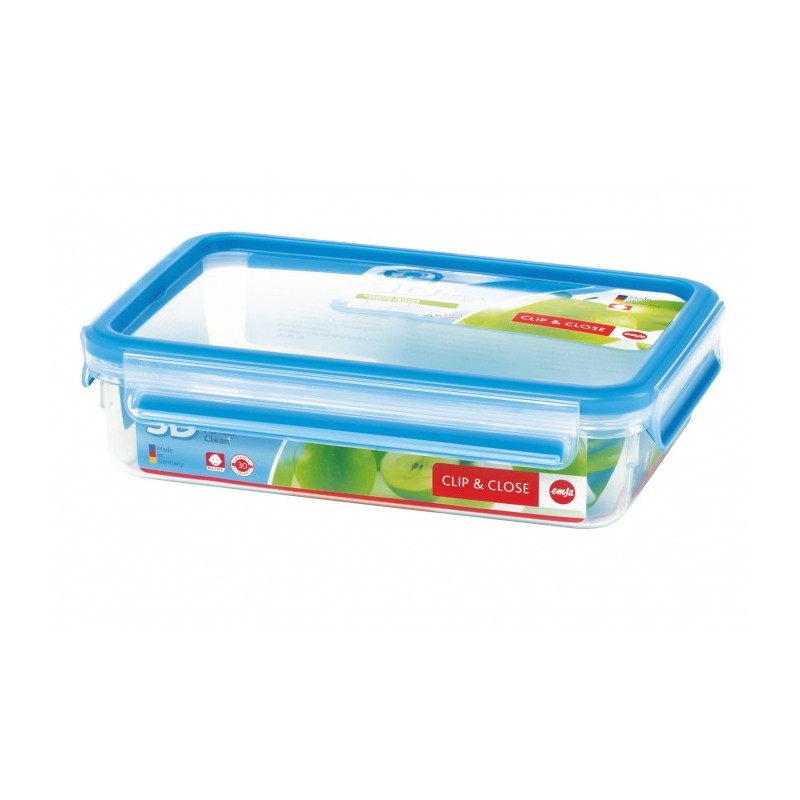 Boîte alimentaire rectangulaire 1,2 l Clip & Close