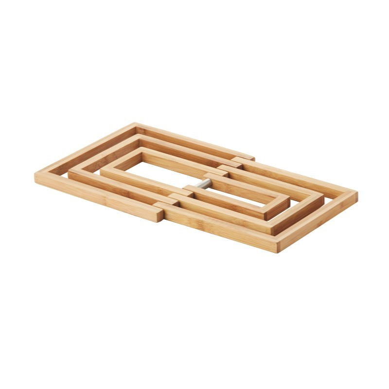 dessous de plat bamboo, point virgule - point virgule