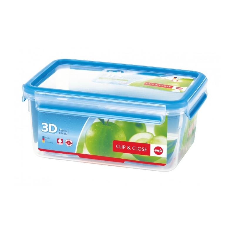 Boîte alimentaire rectangulaire 2,3l Clip & Close