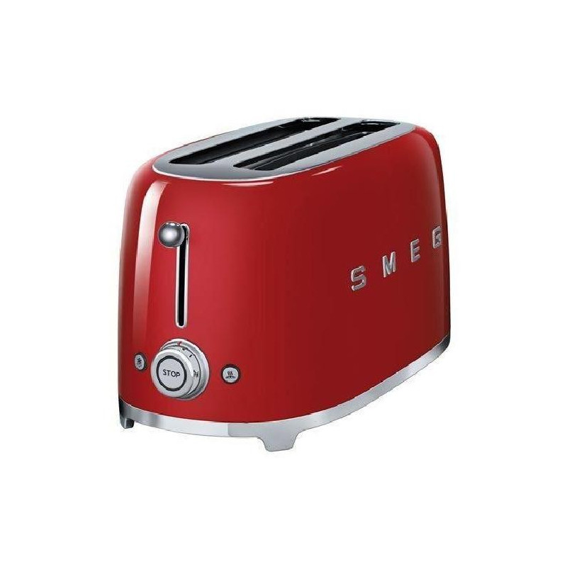 Grille-pain 4 tranches Années 50 Rouge, SMEG - SMEG