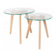 Set de 2 tables basses Scandinaves Bror, Zuiver