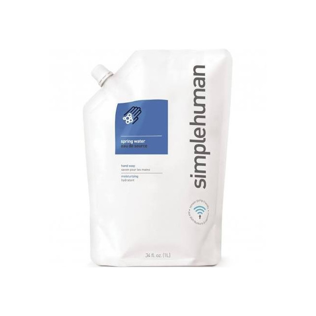 Recharge Savon 1 Litre Eau de Source, Simple Human