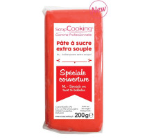 Pâte à sucre spéciale Couverture blanche 200g, ScrapCooking