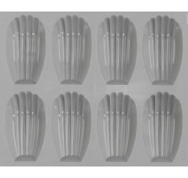 Plaque 8 madeleines Elastomoule, De Buyer