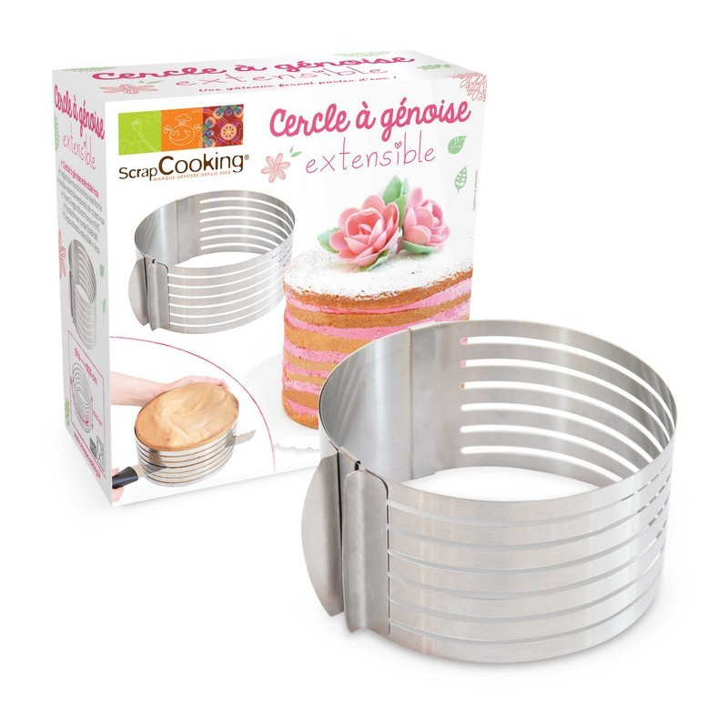 Cercle à génoise extensible, ScrapCooking