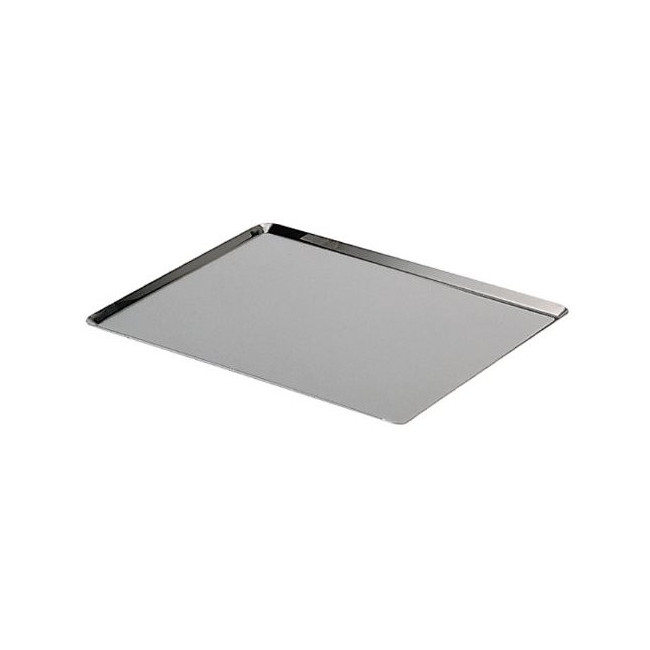 Plaque à bords pincés en inox, De Buyer