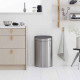 Poubelle Touch Bin 40 L, acier anti-traces, Brabantia